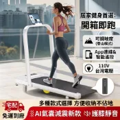 免運 110V電動跑步機 平板跑步機 走步機 免安裝 靜音 折疊跑步機 小型健身減肥器材 健走機 走路機 家用跑步機