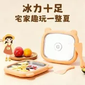 免插電不鏽鋼炒冰機 小熊款