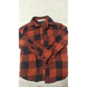 二手~ h&m 4-5y 格子襯衫
