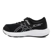 ASICS 亞瑟士 CONTEND 9 PS 魔鬼氈 運動鞋 中童 黑白 S0766 (1014A338-002)
