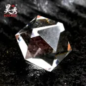 協貿國際日用品生活12館 昊秀天然白水晶二十面體20面體家居擺件飾品靈擺