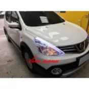 [[娜娜汽車]] 日產 L11 livina 實車安裝 導光條 雙色 60cm