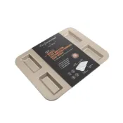 (店+)【Chefmade 學廚】宇宙工作室 原廠正品 長方型8連杯費南雪模(WK9324金磚蛋糕費南雪烤盤法式蛋糕模)