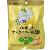 【DOKODEMO】淺田飴 蜂膠麥盧卡蜂蜜潤喉糖 60克