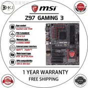 ♞,♘英特爾 MSI 二手微星 Z97 GAMING 3 LGA 1150 ATX 遊戲主板支持第 4 代/第 5 代 