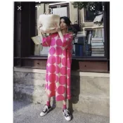 Uniqlo marimekko(s)100%亞麻絕版品