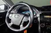 【小鳥的店】豐田 CAMRY 2012-17 7代 7.5代 運動版 變形蟲 方向盤 賽車級凸點 GS檢驗 半皮木卡夢
