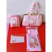 日本 Hello kitty 凱蒂貓 可愛迷你手提包 萬用包 梳鏡組 卡套名片夾 和風和服 日本金閣寺雪姬 絕版 收藏