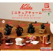 全套8款 日本正版 Kalita 迷你咖啡器材 P2 扭蛋 轉蛋 手搖磨豆機 梯形濾杯 梯形濾紙 手沖壺 茶壺 BANDAI 萬代 823138