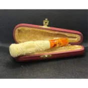 ㊣原廠正品㊣土耳其 海泡石 頂級大師 G.GOVEM 簽名作品 煙嘴 煙斗 菸嘴 濾嘴 濾心 德國丹尼古堤旗艦店
