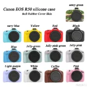 ♞適用於Canon EOS R50 數碼相機防刮花保護套 佳能R50 糖果色純色軟硅膠相機包