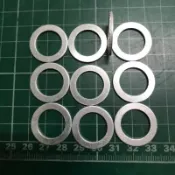 鋁墊片(2片裝) 厚度2mm齒輪油洩油螺絲墊片機油洩油螺絲墊片煞車油管墊片油桶洩油螺絲墊片金屬油管墊片變速箱洩油螺絲墊片