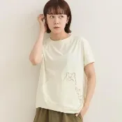 【a la sha】波拉熊不對稱下襬大口袋上衣