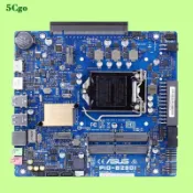 5Cgo.【含稅】Asus/華碩PIO-B250i平插Thin-mini-ITX側插獨立顯卡工控機1U伺服器主機板