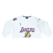 NBA 女款 網布 隊伍 短版 冰球衣 五分袖上衣 湖人隊