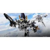 BANDAI 萬代 HI-METAL R 超時空要塞ZERO VF-0S鳳凰 (洛伊•福克機)+QF-2200D-B 鬼魂