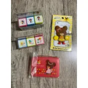 日本正版 小熊學校🏫🐻the bears' school｜上學熊 喬琪妹妹 Jackie｜集線器 小物盒 印章