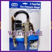 【WILLY STORE】台灣製 THB B2000 打氣量壓錶 B20 三用打氣量壓表 胎壓錶 胎壓表 胎壓計 胎壓槍