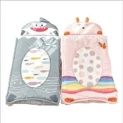 【媽咪可兒】[韓國Hello HiZoo]手工製莫代爾防蟎抗菌動物兒童睡袋/旅行露營睡袋(枕頭+睡墊+被子+收納袋)
