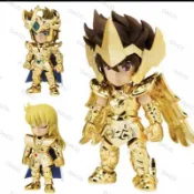 【花仙兒】Q版聖鬥士星矢手辦獅子座射手座處女座模型卡裝擺件