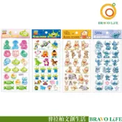 (店+)迪士尼 透明貼紙 4種尺寸 史迪奇貼紙 維尼 熊抱哥 防水貼 裝飾貼 貼紙 玩具總動員 透明手帳貼