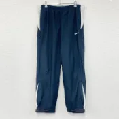 【DOKODEMO】Nike CLIMA-FIT 熱身褲，Swoosh 標誌，海軍藍，M 碼，古著