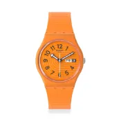 Swatch TRENDY LINES IN SIENNA 經典手錶 SO28O703 (34mm)【官方旗艦店】
