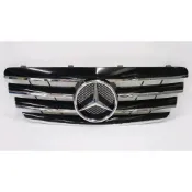 DY汽車精品 賓士 E系列 大小眼 W210 99 00 01 02 後期專用 四槓 四線 亮黑 亮銀 水箱罩 水箱護罩