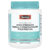【iHerb】Swisse, Ultiboost®，無味高濃度 Omega-3 濃縮野生魚油，1,500 毫克，400 粒軟膠囊
