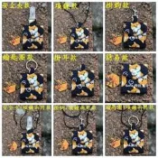 Sofie 機縫工房【呆萌小柴犬】迷你版加大版安全夾平安符袋 藍色鑰匙圈香火袋 掛鉤護身符袋 手工項鍊符令袋 手作錢母袋