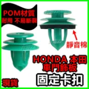 HONDA 本田 車門飾板 卡扣 固定扣 扣子 塑膠扣 卡榫 內飾板 內裝飾板 CRV FIT CIVIC 門板 門框