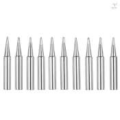 10pcs 烙鐵頭替換烙鐵頭無鉛螺絲刀烙鐵頭 900M-T-B 適用於 Hakko 936 907 焊接返修台工具套件
