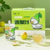 ✨新品特惠  新疆庫爾勒香梨汁無添加劑果汁兒童果蔬高溫滅菌汁飲料整箱禮盒裝