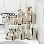 喜挖2店 潮牌新款寇家女士帆布托特包休閒手提單肩包通勤百搭收納包沙灘包