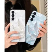 蝴蝶硅膠手機殼 適用三星S25手機殼 S24 S23 Ultra S10+ S22 S21 FE Note2 軟殼保護套