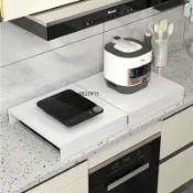 千織屋 🌸蓋板罩 瓦斯爐遮擋板 瓦斯爐架子 電磁爐支架 廚房置物架 廚房置物架燃氣灶蓋板罩煤氣灶架子灶臺底座增高架