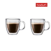 bodum bistro雙層玻璃馬克杯(2入組) 300ML 高效保溫 隔熱不燙手 不產生水珠 免運