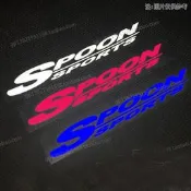 =貝爾車貼=適用於SPOON改裝貼紙Fit新飛度Civic新思域GK5汽車貼紙74