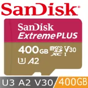 【全聯線上購】【SanDisk】Extreme PLUS microSDXC V30 400GB 記憶卡 平行輸入(工業包)