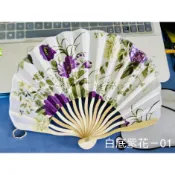 客家花扇、折扇、扇子(台灣現貨供應)－#折扇#摺疊扇#撒扇#扇#木雕扇#絲綢扇#絹扇#扇子#古風摺扇#中國風#舞蹈扇#摺
