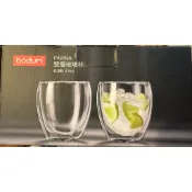 bodum pavina雙層玻璃杯|250cc(一盒2入)