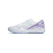 (店+)【MIZUNO 美津濃】71GA253010 Mizuno WAVE SMASH CN 伯勞 輕量靈活室內外綜合訓練 防滑耐磨透氣輕便 低幫 羽毛球鞋 男女同款 薰衣草紫