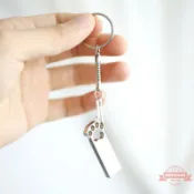連盛 隨身碟 貓爪128G通用otg安卓OPPO手機電腦兩用U盤32G鑰匙扣學生8G優盤64G