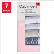【🔥現貨快速出貨】Calvin Klein 女童三角內褲7入組｜美國Costco購入｜CK純棉內著｜舒適透氣｜日常必備