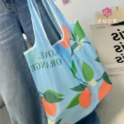 虎妞客製 折疊購物袋 新款通懃 折疊購物袋 超市買菜包 大容易定製logo 環保袋 可愛動物植物 客製化