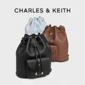 新加坡代購 小ck Charles&Keith 26夏季新款 子母包 水桶包 後背包 雙肩包 CK2-60151619