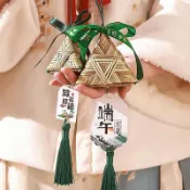 🍘端午安康🍘端午節香包三角糉子香囊手工成品車載小掛件漢服隨身艾草驅蚊荷包