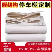 防水布🔥 塑膠遮雨布 防水帆布 陽臺防水簾 膜布 停車棚膜布 PVDF張拉膜PVC定製鋼樑防水膜布
