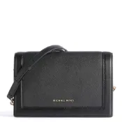 MICHAEL KORS 翻蓋斜背包 防刮牛皮 斜背包 肩背包 側背包 M37476 黑色MK(現貨)