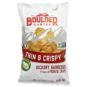 【iHerb】Boulder Canyon, 薄脆馬鈴薯片，山胡桃木燒烤味，6 盎司（170.1 克）